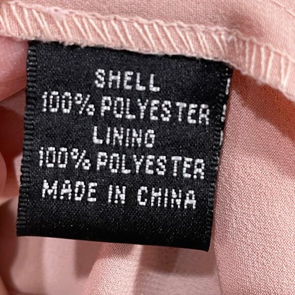 Vintage Pink Mesh Beaded Floral Dress Fairy Romantic Whimsigoth Dark Coquette 4 - Picture 6 of 8